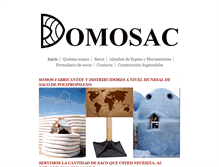 Tablet Screenshot of domosac.com